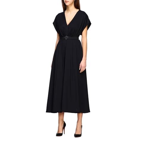 PRADA Women's Dress Viscose in Black Size: DE 34 